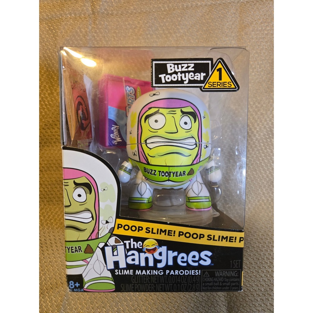 MGA The Hangrees Buzz Tootyear Series 1 Slime Making Parody Figure New